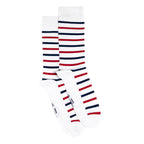 chaussettes marinière tricolore homme Maison Broussaud