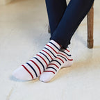 Chaussettes marinière tricolore homme