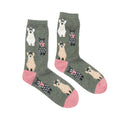 chaussettes mi hautes motif lama
