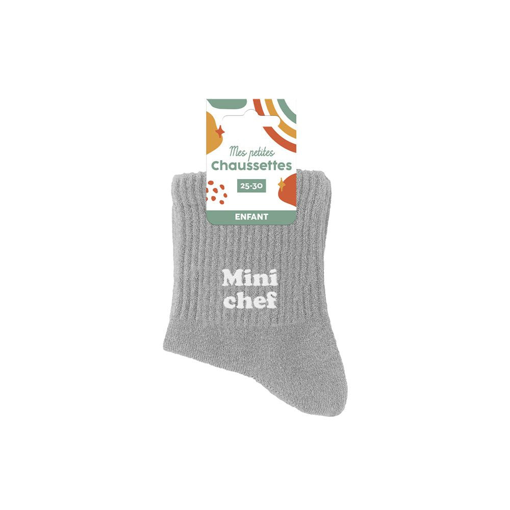 chaussettes mini chef enfant