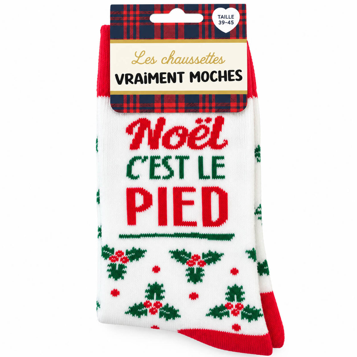 chaussettes moches homme Noël c'est le PIED