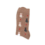 Chaussettes motifs chat