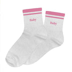 chaussettes paillettes à bandes Baby