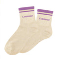chaussettes paillettes à bandes Connasse