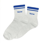chaussettes paillettes à bandes Morue