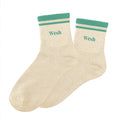 chaussettes paillettes à bandes Wesh