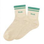 chaussettes paillettes à bandes Wesh