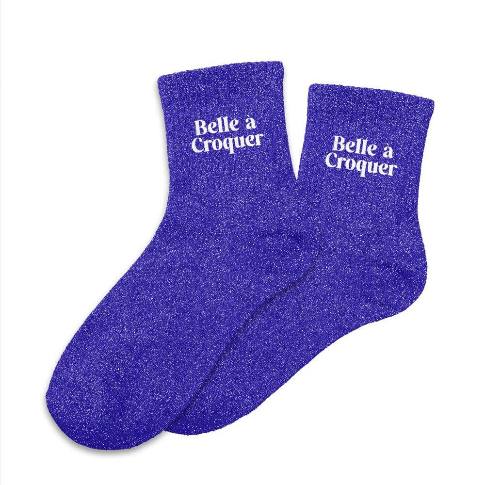 chaussettes paillettes Belle à croquer