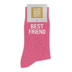 chaussettes  paillettes Best Friend rose Woom