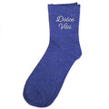 chaussettes paillettes brodées Dolce Vita