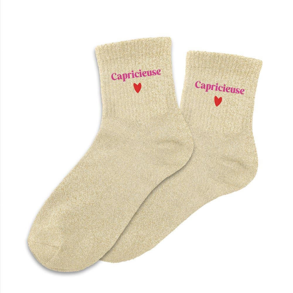 chaussettes paillettes capricieuse