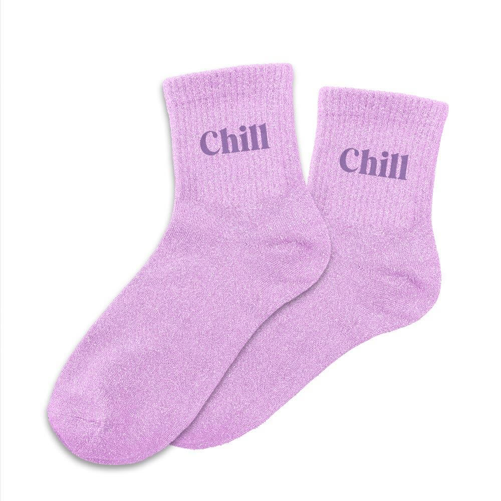 chaussettes paillettes Chill