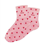 chaussettes paillettes coeurs sexy
