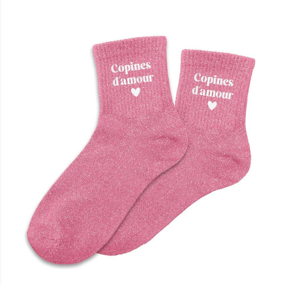 chaussettes paillettes Copines d'amour