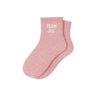 chaussettes paillettes courtes Team Jul rose Woom
