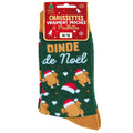 chaussettes à paillettes Dinde de Noël