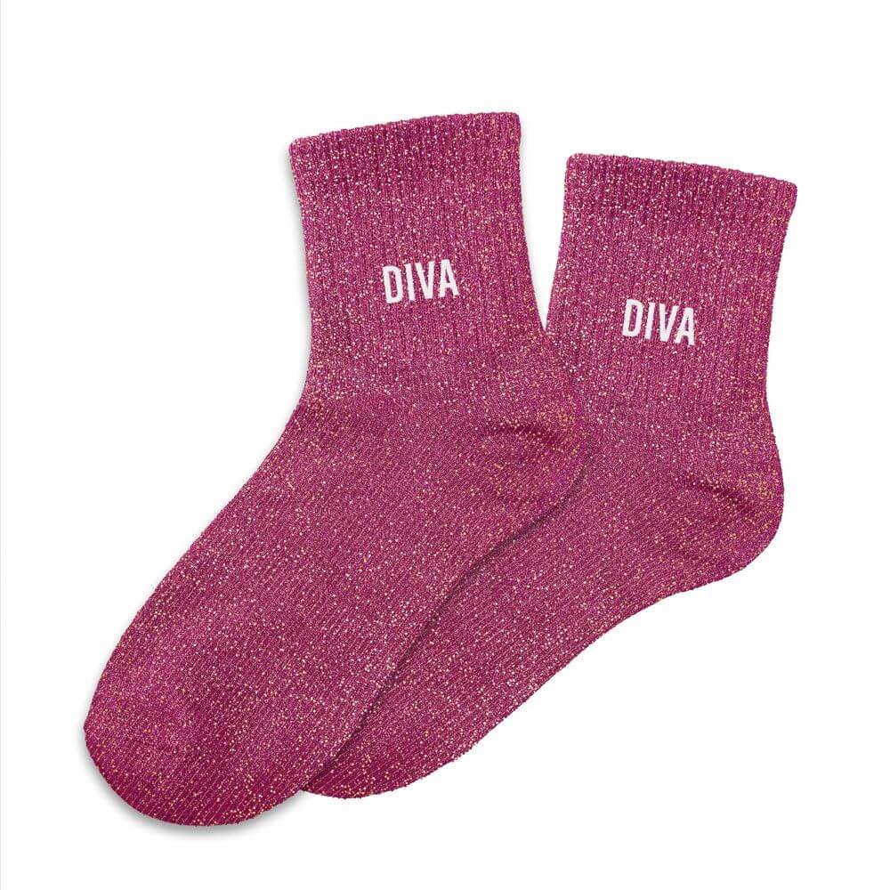 chaussettes paillettes Diva