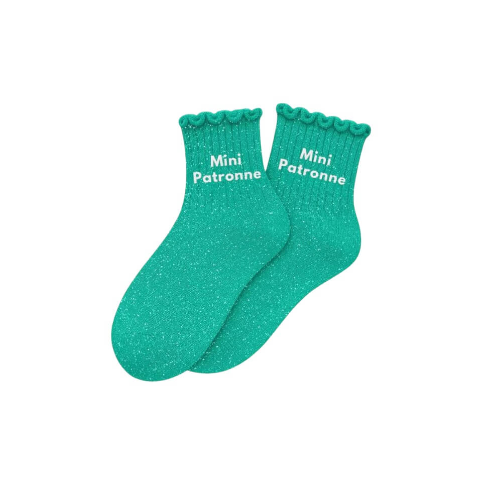 chaussettes paillettes enfant Mini patronne Woom