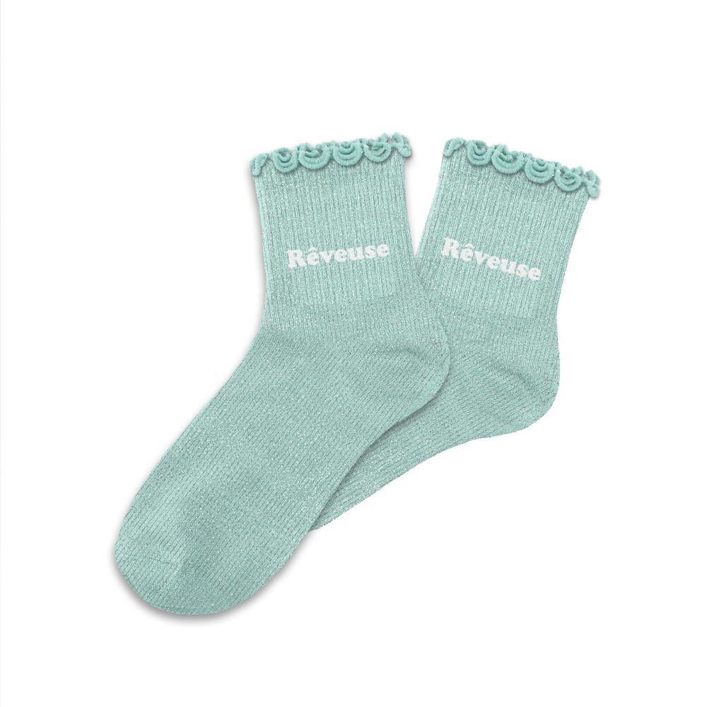 chaussettes paillettes enfant rêveuse