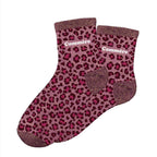 chaussettes paillettes léopard commère