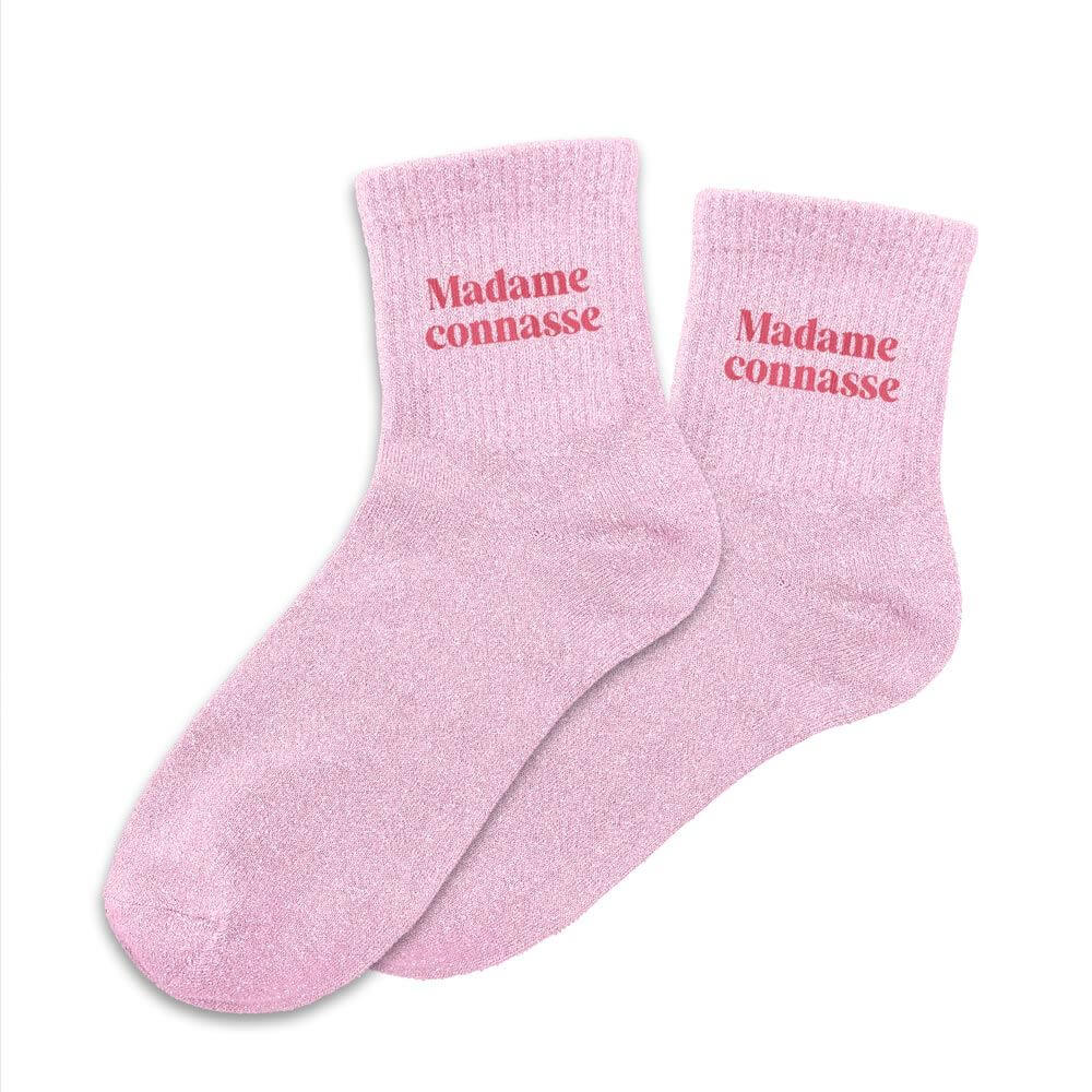 chaussettes paillettes madame connasse