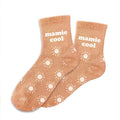 chaussettes à paillettes mamie cool (soleil)