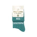 chaussettes à paillettes miss catastrophe
