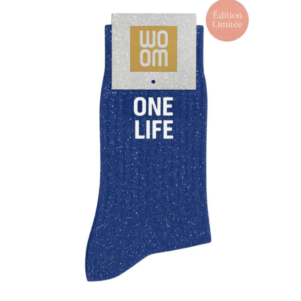 chaussettes à paillettes one life Woom