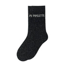 chaussettes à paillettes Pipelette noir Woom