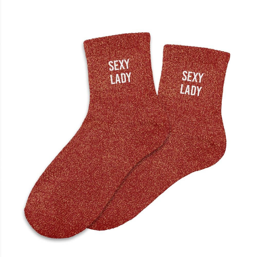 chaussettes paillettes Sexy lady