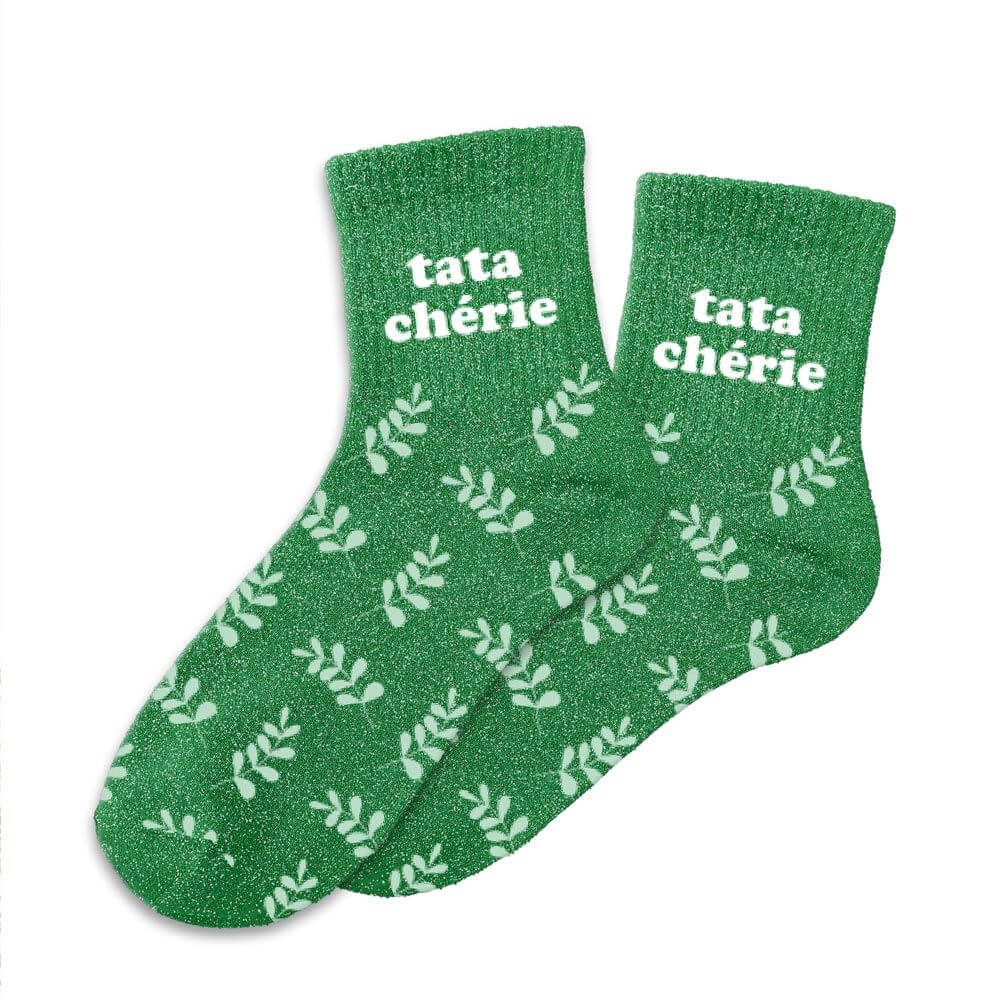 chaussettes paillettes tata chérie