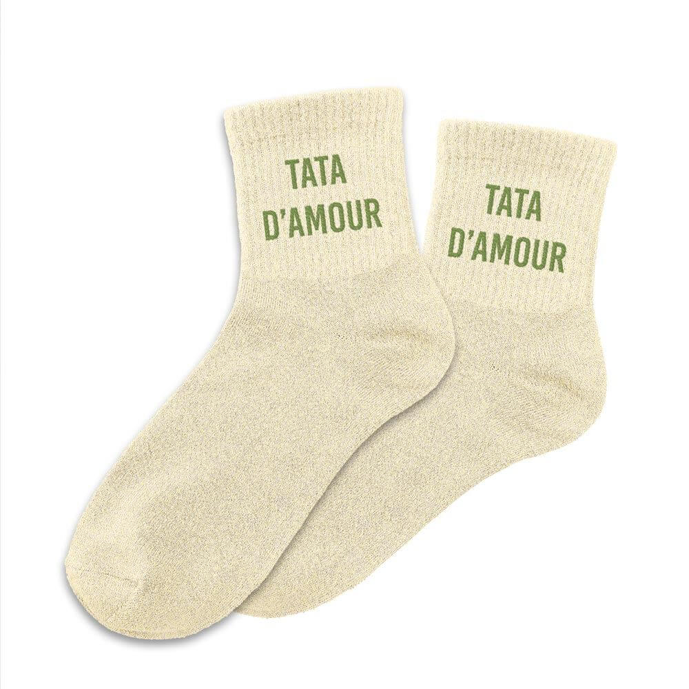 chaussettes paillettes Tata d'amour