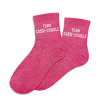 chaussettes paillettes Team casse couille