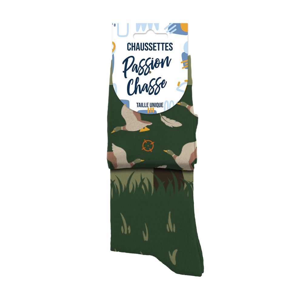 chaussettes passion chasse dépareillées