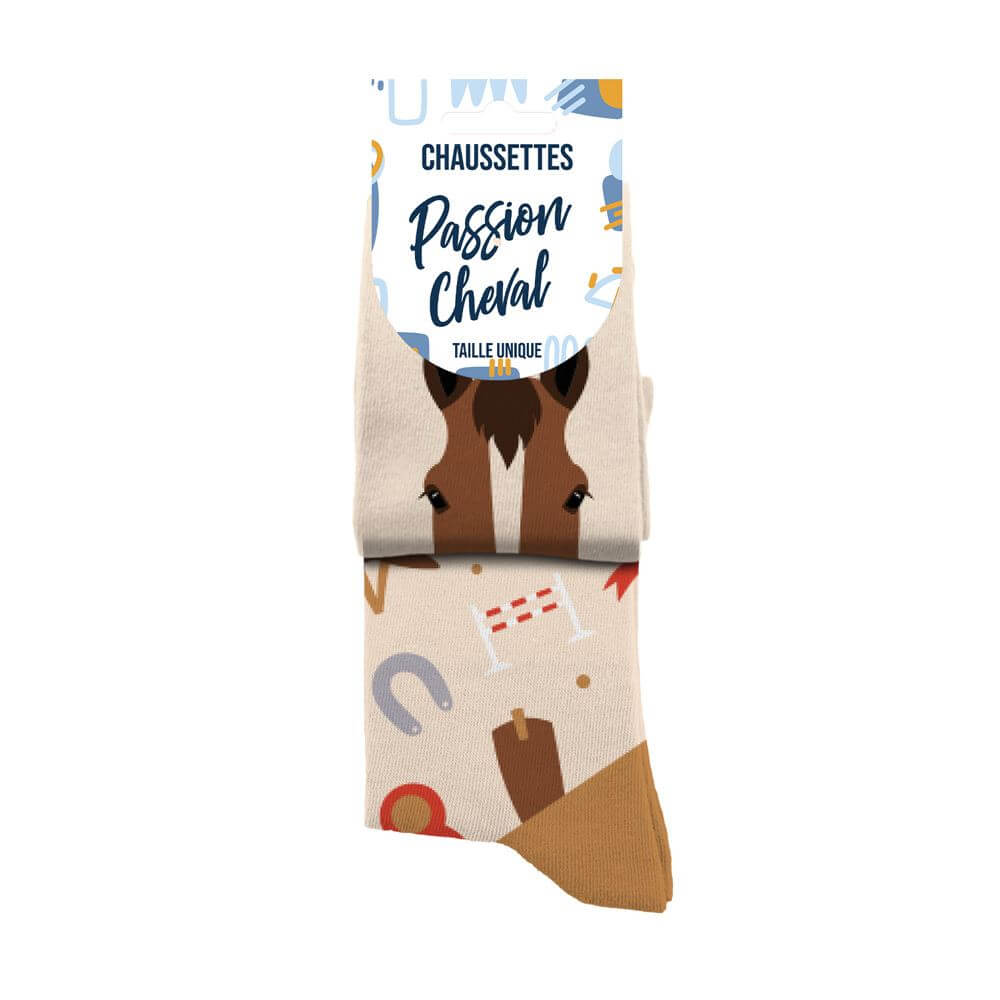 chaussettes passion cheval dépareillées