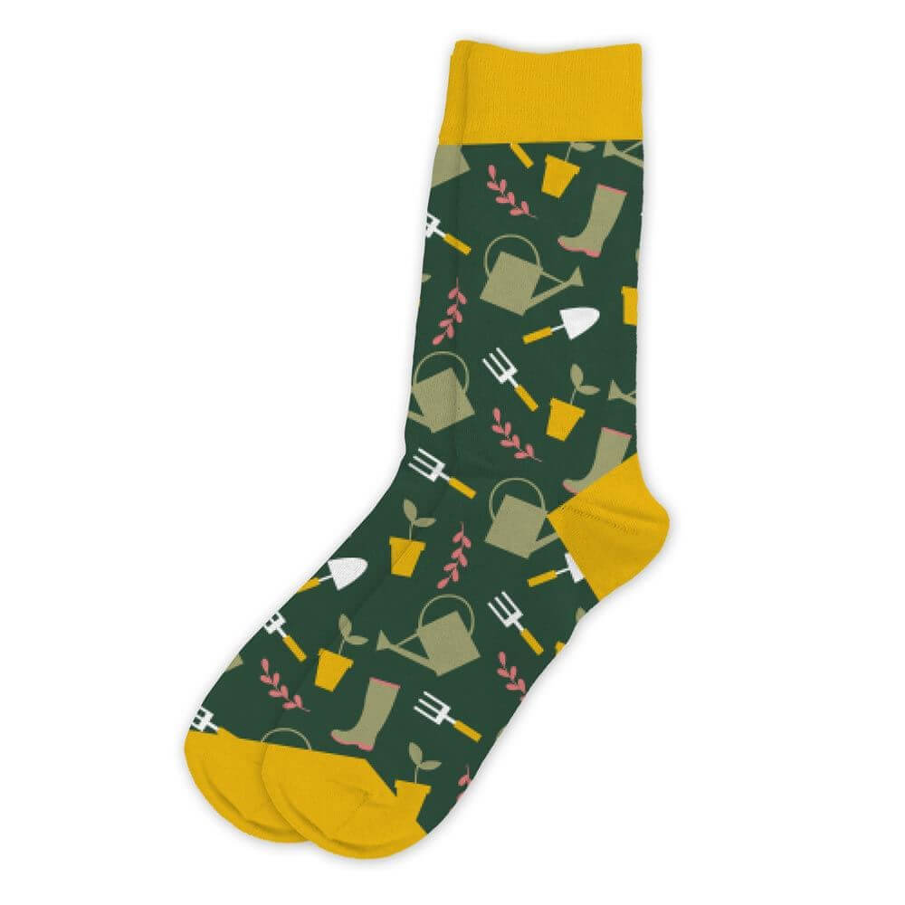 chaussettes passion jardinage pour femme