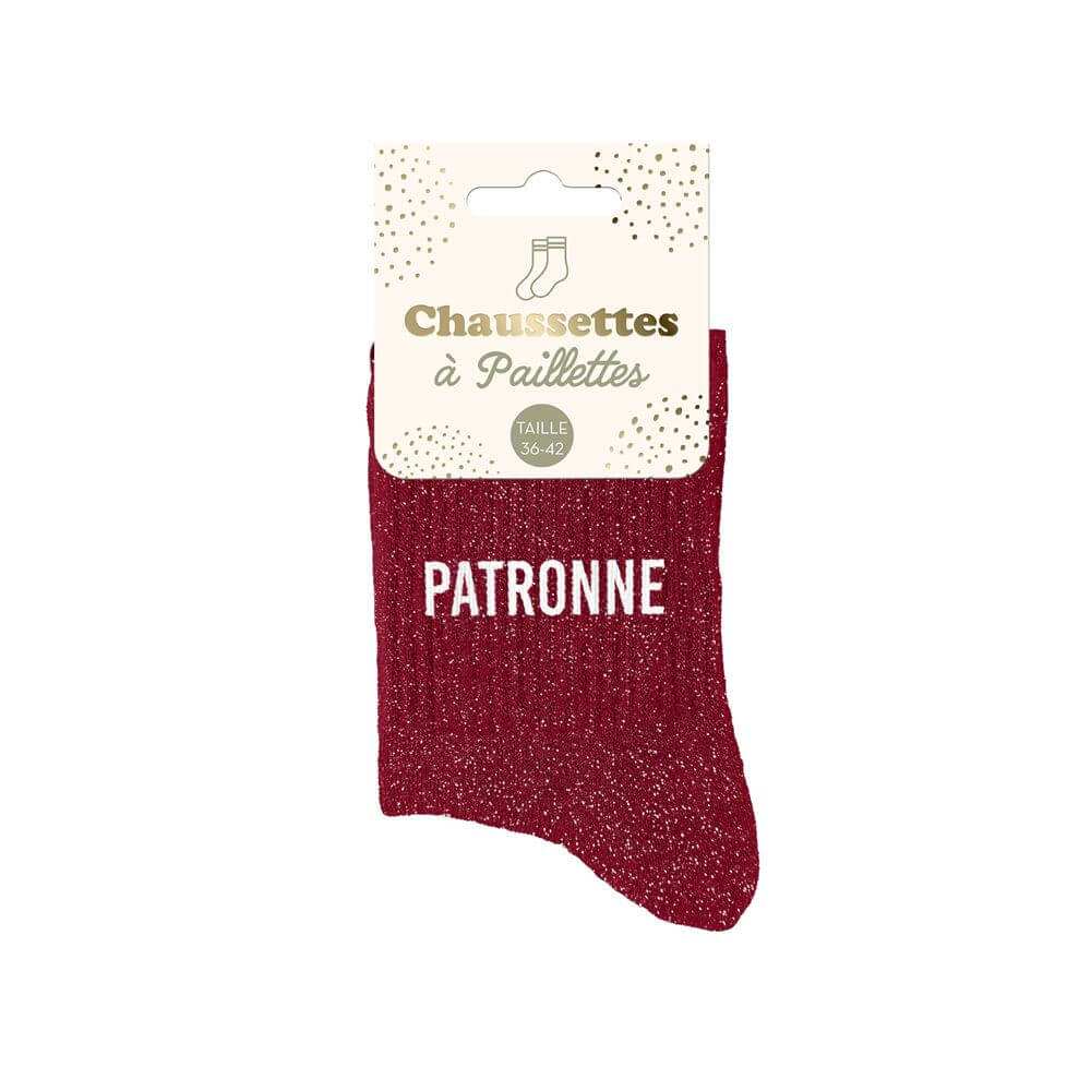 chaussettes patronne