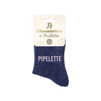chaussettes pipelette marine