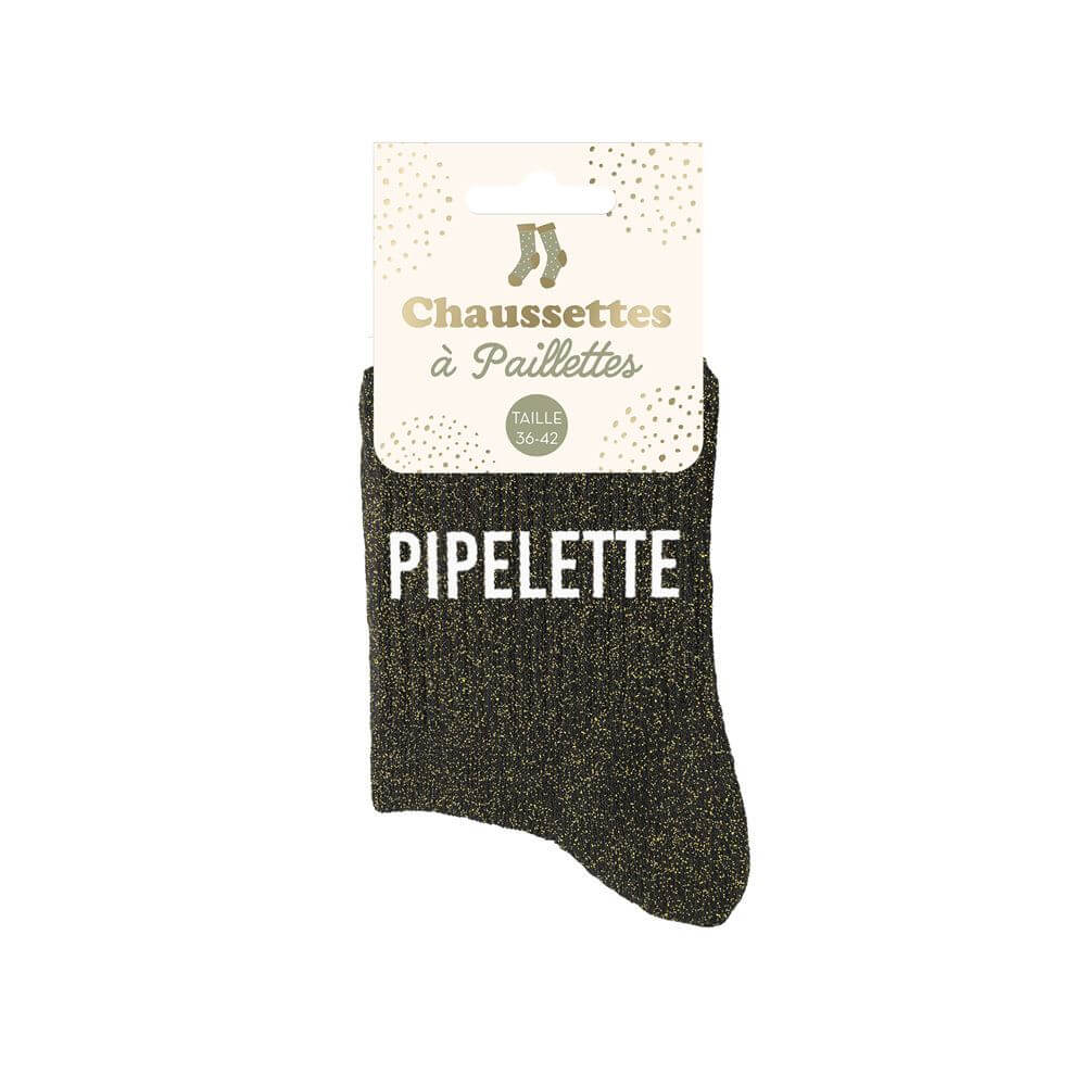 chaussettes pipelette noir