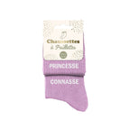chaussettes princesse connasse duo