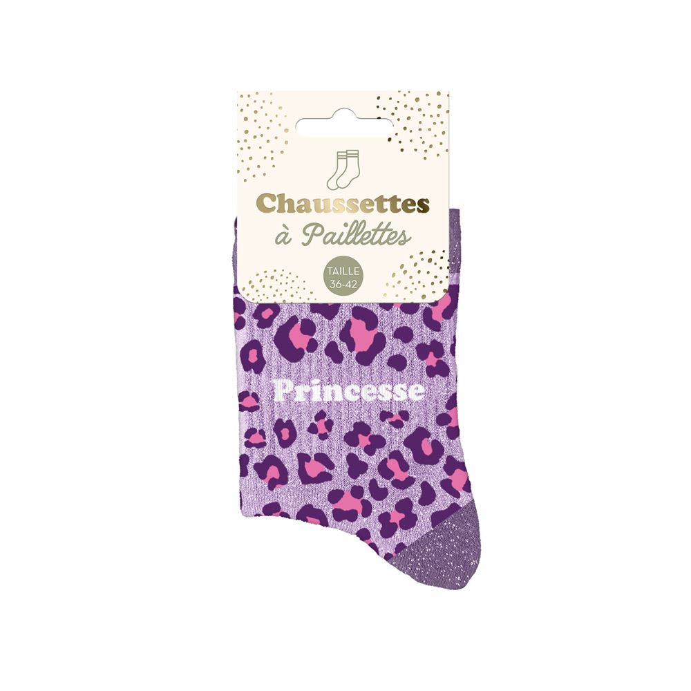 Chaussettes à paillettes Princesse