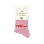 chaussettes princesse rose
