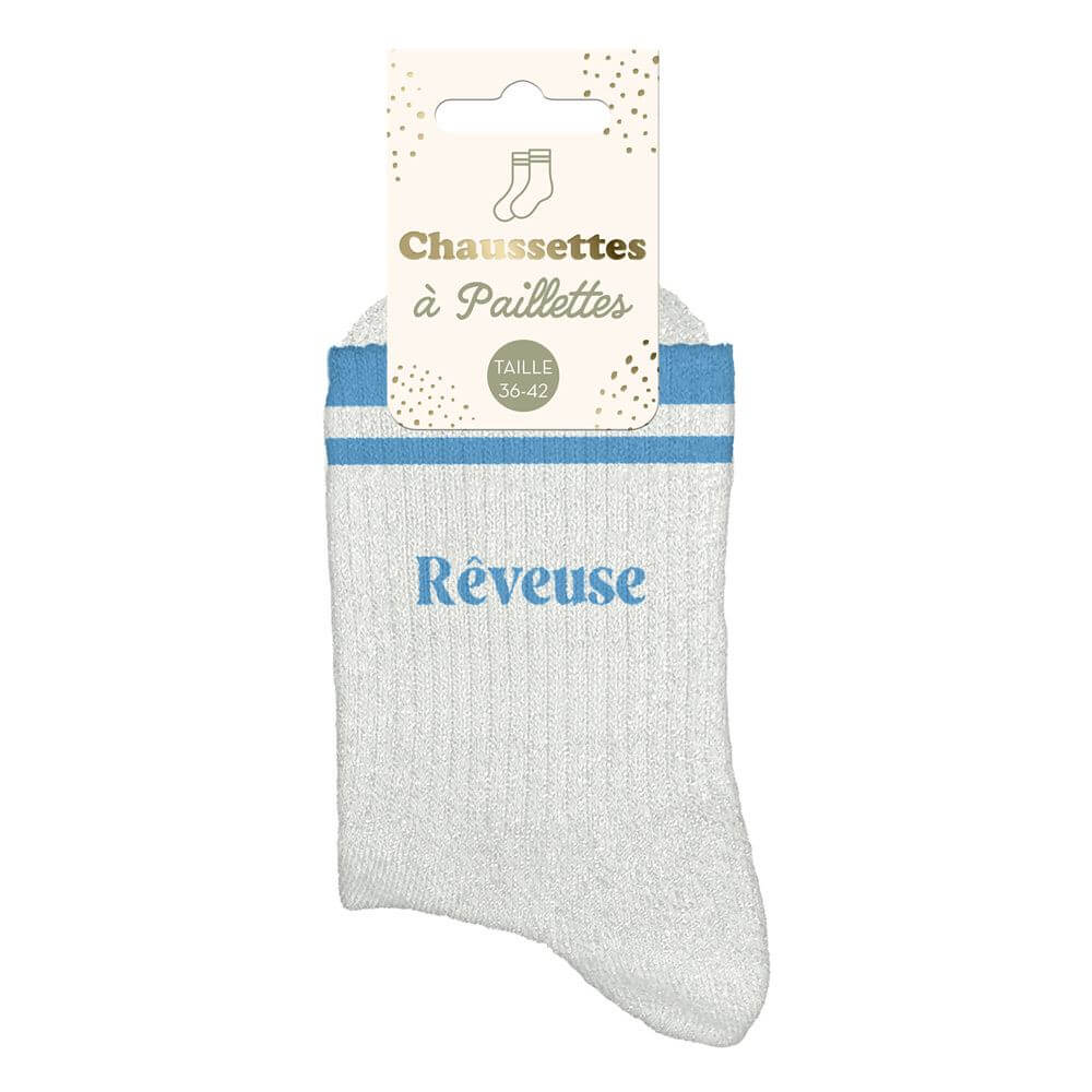 chaussettes rêveuse à bandes