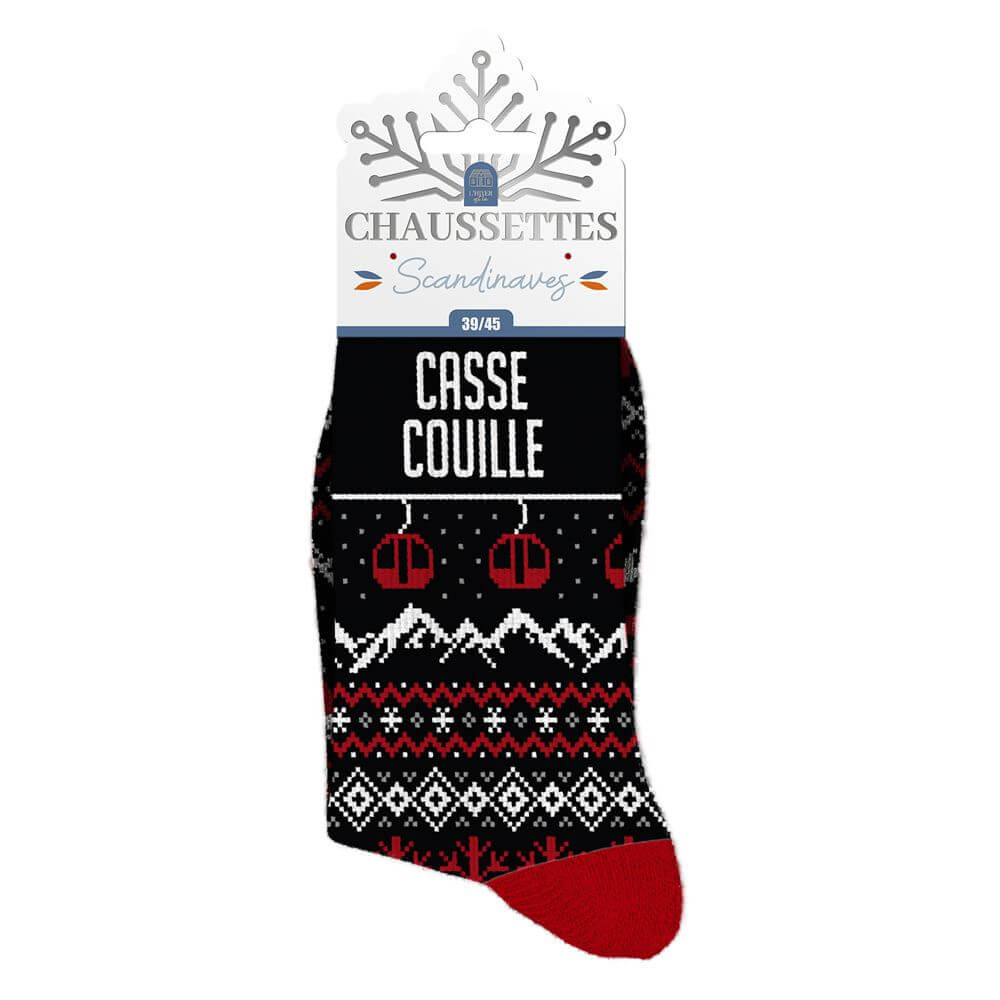 chaussettes scandinaves homme Casse couille