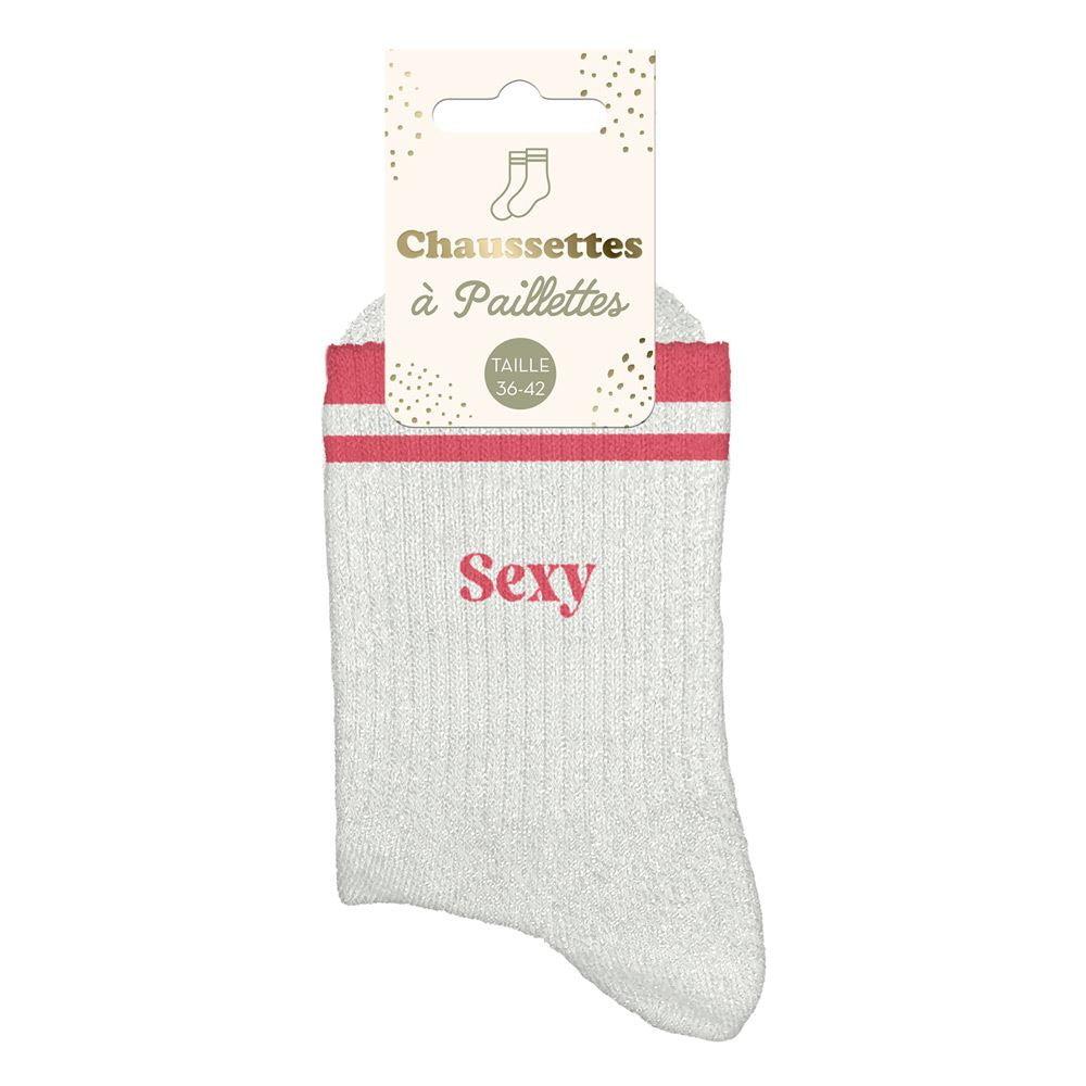 chaussettes Sexy à bandes