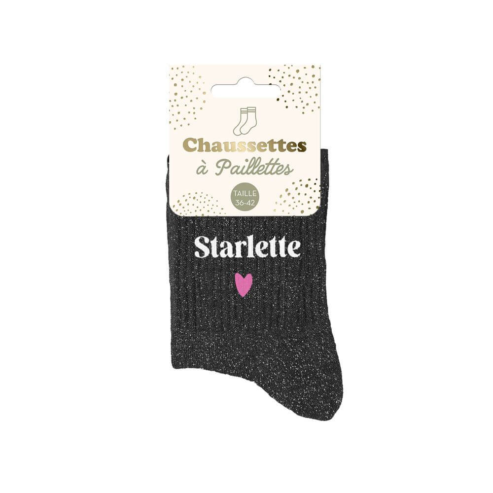 Chaussettes à paillettes Starlette
