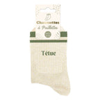 chaussettes têtue à bandes