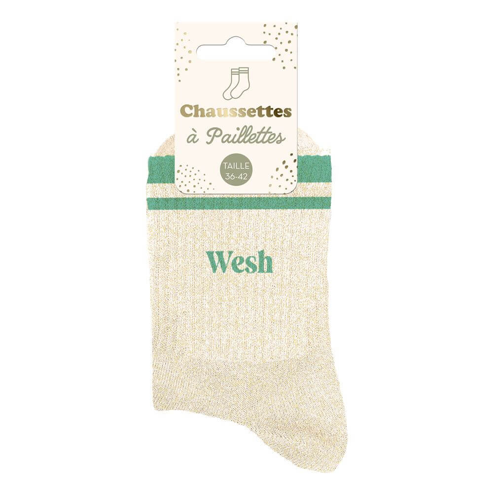 chaussettes Wesh à bandes