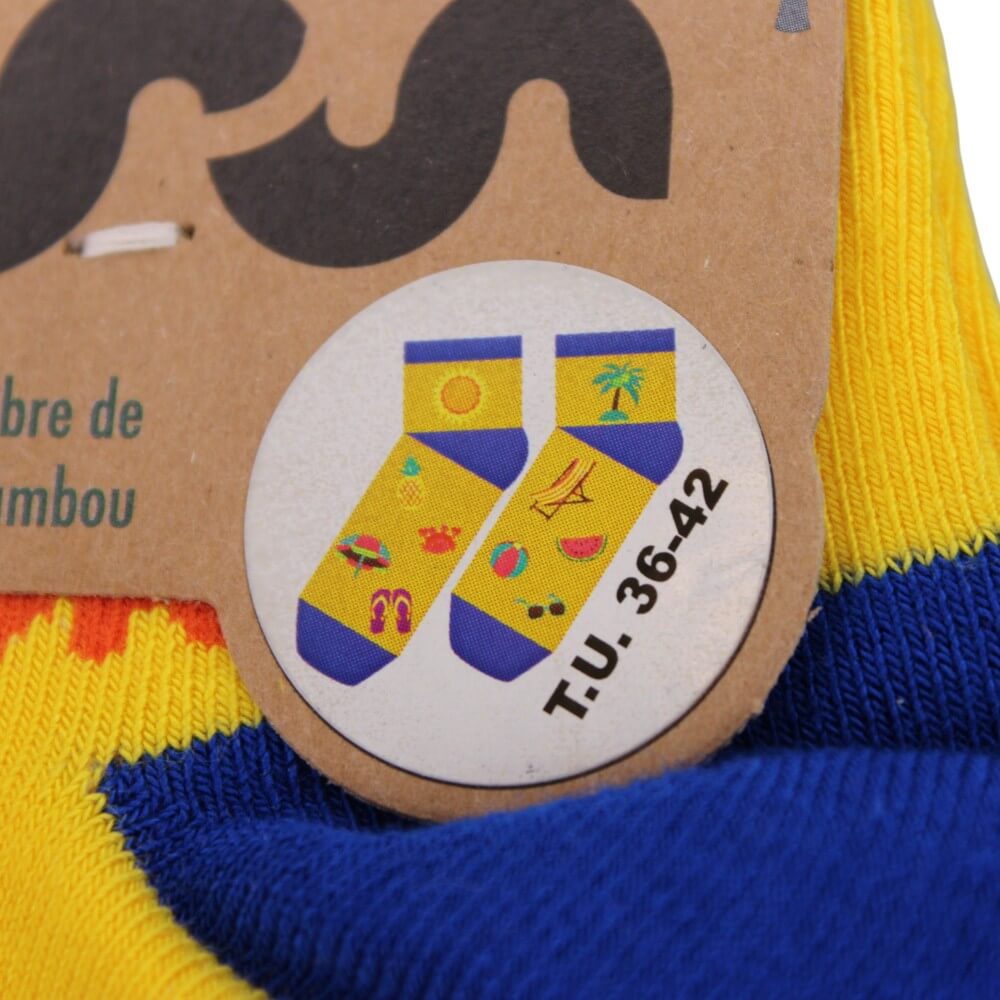 socquettes bambou été pastille