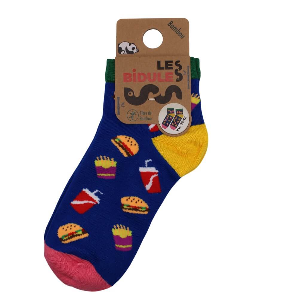 Socquettes Bambou Fast food